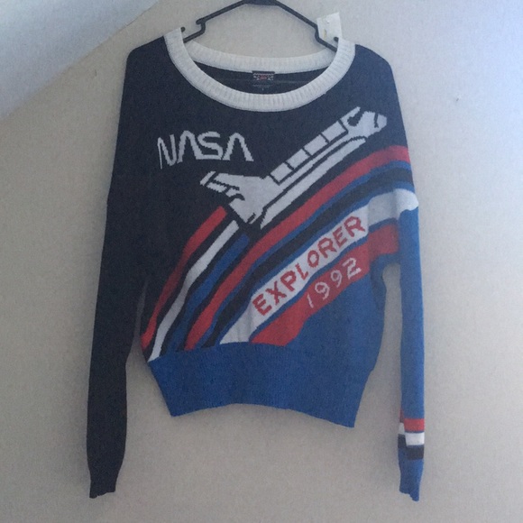 Well Worn L vintage inspired NASA knit sweater - Picture 3 of 10
